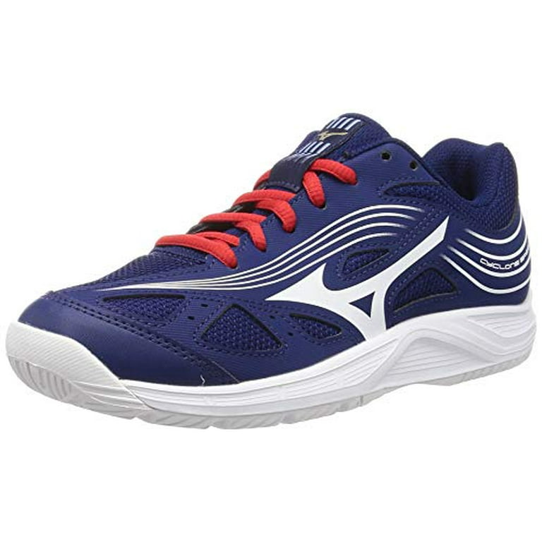 Red white and blue mizuno sales volleyball shoes