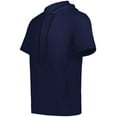 thumbnail image 2 of Holloway B23764658 Eco Revive Ventura Soft Knit Short Sleeve Hoodie, Navy - 3XL, 2 of 2