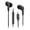 Black, variant on XYST Wired In-Ear Earphones with In-Line Microphone/Remote and USB-C Connector, XYS-EBTC15 (Black) XYS-EBTC150BK