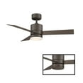 thumbnail image 4 of WAC Lighting Axis 44 Inch Three Blade Indoor / Outdoor Smart Ceiling Fan with Six Speed DC Motor and LED Light. Matte White 2700K N/A Matte, 4 of 5