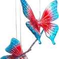 thumbnail image 3 of Solar Energy Powered Wind Chime Lamp Color-changing Butterfly Outdoor Garden Street Solar Panel Light, 3 of 7