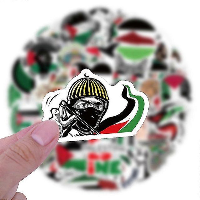 60 unidades/paquete de pegatinas de grafiti palestinas para decoración de coches, equipajes, fundas de teléfono, Palestina gratis