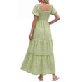 thumbnail image 2 of Women’s Pretty Garden SHORT SLEEVE MINI CAP DRESS - PUFF SLEEVE DRESS, 2 of 6