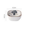 thumbnail image 2 of Underglaze Color Small Square Bowl Hot Pot Dipping Bowl Sauce Bowl Ceramic Snack Dish Small Ingredients Bowl, 2 of 6