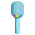 thumbnail image 2 of Micrófono de Karaoke Portátil con Altavoz Incorporado, Luces LED y Reducción de Ruido, Micrófono Inalámbrico Bluetooth para Niños A, 2 of 10