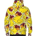 thumbnail image 5 of Hoodies for Men - Duck with Star Sunglasses Long Sleeve Comfrt Men'S Fashion Hoodies & Sweatshirts, Sweatshirts for Men Hoodies Pullover Clothing Clothes with Pouch, 5 of 7