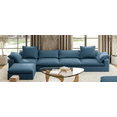 thumbnail image 2 of CHOK 2024 Cloud Puff Sofa Modern Modular Sectional Sofa 4 Seats  Cushion Covers Removable  High Density Memory Foam  White, 2 of 11