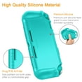 thumbnail image 5 of Fintie Case for Nintendo Switch Lite 2019 - Soft Silicone [Shock Proof] [Anti-Slip] Protective Cover with Ergonomic Grip Design for Switch Lite Console (Turquoise), 5 of 8