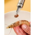 thumbnail image 4 of Stainless Steel Shrimp Gut Cleaner - Seafood Sheller - Shrimp Shell Cutter - Portable Shrimp Gut Cleaner - Easy To Clean Kitchen Gadgets, Suitable For Lobster And Prawn Preparation, 4 of 8