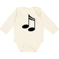 thumbnail image 3 of Inktastic Music Notes Musician Boys or Girls Long Sleeve Baby Bodysuit, 3 of 5