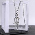 thumbnail image 5 of Punk trendy brand necklace screw robot sweater chain bouncy jewelry titanium steel necklace, 5 of 5