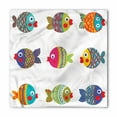 thumbnail image 1 of Ethnic Bandana, Cartoon Fish, Unisex Head and Neck Tie, by Ambesonne, 1 of 2