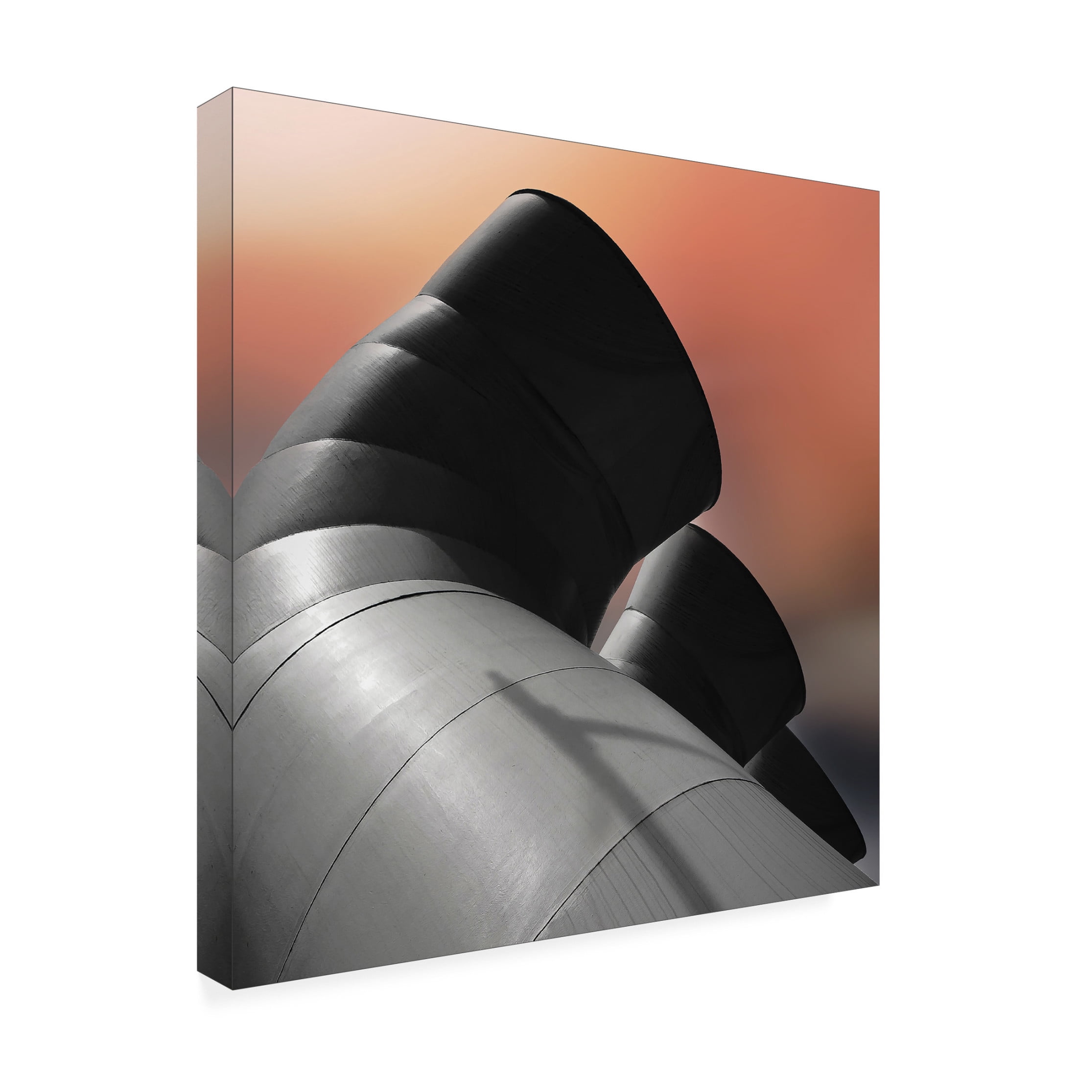 Canvas Wall Art - Gilbert Claes 'Centre Paris Pompi' Wall Art for Living Room, Bedroom, or Office Décor by Trademark Fine Art - 24 x 24 Inches