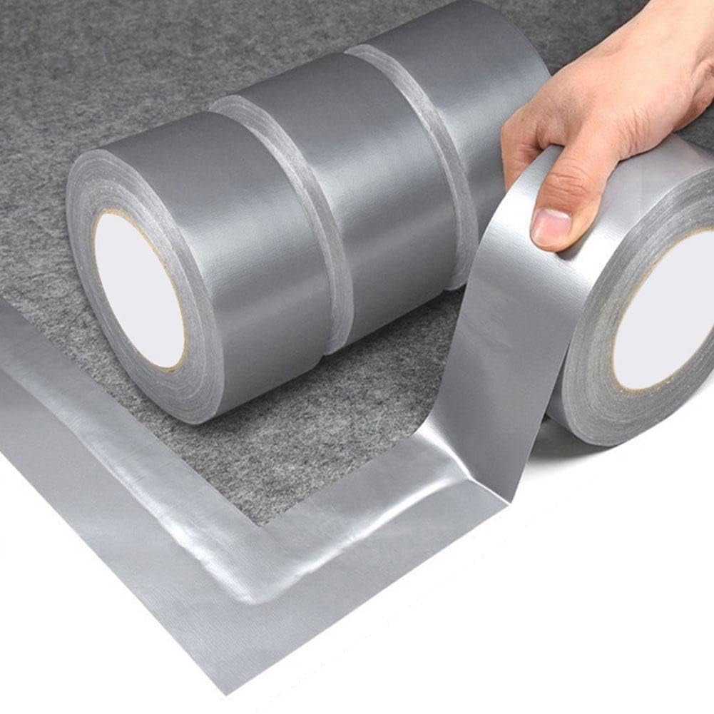 XD4-Grey Duct Tape Heavy Duty, Tear by Hand with No Residue Strong Adhesive Duct Tape, Waterproof Strong Industrial Max for General-Purpose Use, Home Repairing, DIY Work, Auto Repair*04