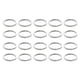 thumbnail image 1 of Llaveros de acero inoxidable - 20 llaveros redondos divididos para llaveros - Anillos de llavero de metal2398, 1 of 6