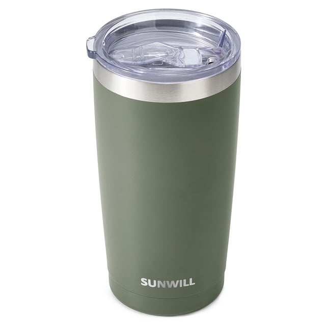Vaso de café de viaje SUNWILL, 600 ml, acero inoxidable