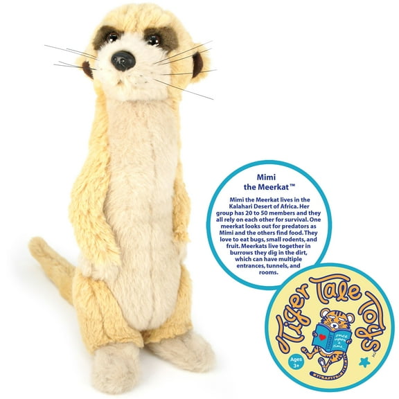Mimi the Meerkat | 12 Inch Stuffed Animal Plush | By TigerHart Toys