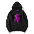 thumbnail image 4 of YRYT-Sudadera con capucha para mujer, suéter térmico de manga larga con cordón y estampado de oso y mariposa, Estilo Vintage, 4 of 4