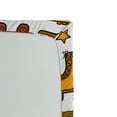 thumbnail image 2 of Ambesonne Vintage Fitted Sheet, 90s Theme Retro Fun Items, Full Size, Mustard, 2 of 2