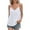 White, variant on Sngxgn Women's Slim-Fit Knit V-Neck Layering Cami(White,S)