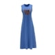 thumbnail image 4 of Vestido de verano para mujer, vestido clásico de verano con cuello para desplazamientos y citas M, 4 of 7
