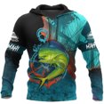 thumbnail image 4 of Camiseta con capucha 3D para hombre, ropa de calle, Pullover 3D, traje de juego de rol de la Academia, diseñador, Fish Reaper, novedad de 2023, 4 of 5
