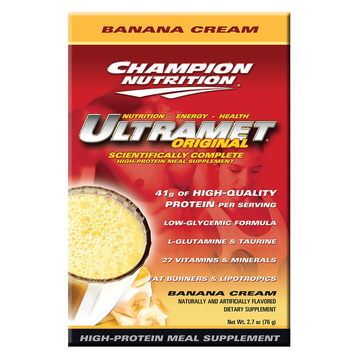 Champion Nutrition Ultramet Banana Cream 60 ct