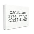 thumbnail image 3 of Stupell Industries Free Range Children Phrase Typography Painting Gallery Wrapped Canvas Print Wall Art, 40 x 30, 3 of 7
