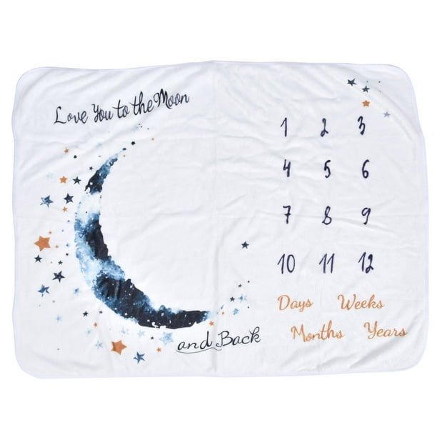 Baby Monthly Milestone Blanket Baby Shower Growth Chart Photography Background Blanket Walmart