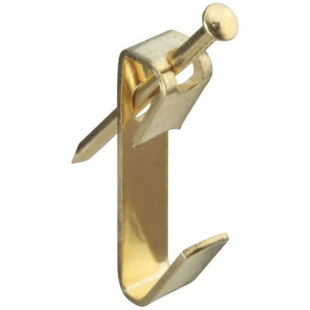 

5PC National Hardware National Hardware N260-034 V2530 Picture Hangers Steel Brass 30 Lbs