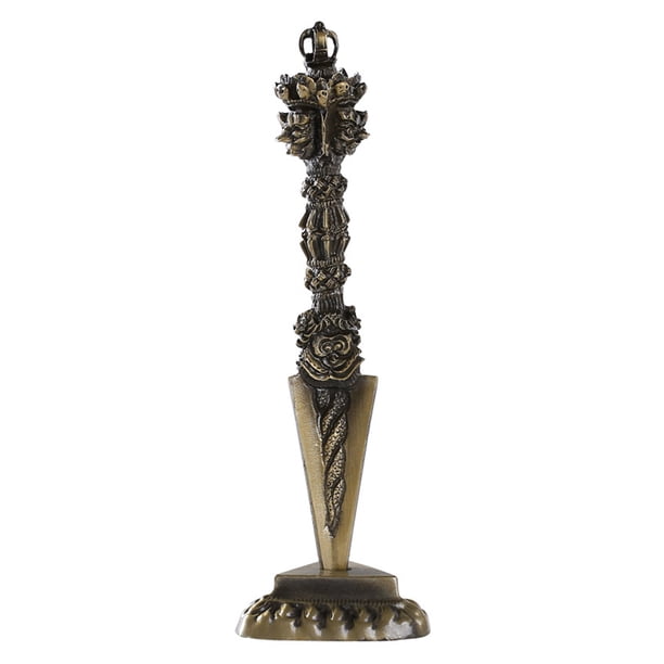 Bewildely Exquisito para el budismo tibetano Dorje Vajra Phurba Estilo único Elección de regalo garantizada Dorje Phurba Decoración del hogar