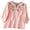 Pink, variant on Wovix Cotton Linen Shirts for Women Summer V Neck Boho Retro Embroidered Tops Elbow Sleeve Plus Size Loose Tunics Blue L