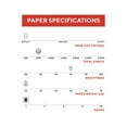 thumbnail image 3 of Staples TRU RED 8.5" x 11" Multipurpose Paper 20 lbs. 96 Brightness 500/RM 513099, 3 of 6