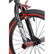 18 Kent Bicycle Abyss Freestyle BMX Bicycle, Fits Riders 32-42, Gray, Child, Unisex