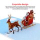 thumbnail image 5 of Navidad Papá Noel Pop Up Tarjeta 3D Papá Noel Ciervo Tarjeta De Felicitación De Navidad Papel Exquisito Tarjeta De Papá Noel De Navidad Para Fiesta Festival Vacaciones 2 Piezas Guardurnaity EL009121-00, 5 of 5