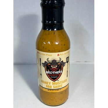 Brothers Barbeque Company's Honey mustard barbecue sauce 12 oz