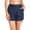 thumbnail image 4 of RELLECIGA Women's High Waisted Swim Shorts with Pockets UV Sun Protection Board Shorts, 4 of 6