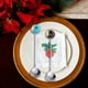 thumbnail image 4 of Cubiertos de acero inoxidable, adornos navideños, cubiertos navideños, cuchara de café, cuchara de acero inoxidable, tenedor de fruta, cuchara de postre, juego de regalo de tenedor y cuchara navideña,, 4 of 6
