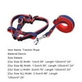 thumbnail image 7 of Walbest Hands Free Dog Leash,Multifunctional Dog Training Leads, 4ft Denim Leash for Puppy,Small & Large Dogs (Red, XL), 7 of 7