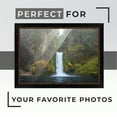 thumbnail image 2 of 30x24 Rustic Brown Real Wood Picture Frame Width 1.25 inches | Interior Frame Depth 0.75 inches |, 2 of 8