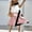 Pink, variant on Handkerchief Hem Sundresses for Women 2024 Summer Casual Colorblock Loose Sleeveless Beach Tank Dress with Pockets