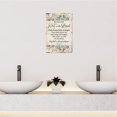 thumbnail image 2 of Wait on The Lord Print Isaiah 40 31 Bible Scripture Wall Art Metal Tin Sign Bible Wall Art for Kitchen Printing Pictures Artwork Decoration for Bedroom (8x12 in), 2 of 5