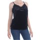 thumbnail image 2 of INC - Camiseta sin mangas de terciopelo y encaje para mujer, color negro, grande I-N-C Cami, 2 of 2