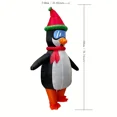 thumbnail image 4 of Christmas Cosplay Dress Up Penguin Inflatable Costume Christmas Theme Party Inflatable Costume Holiday Party Performance Props,Height 59"–74.8",Penguin, 4 of 7