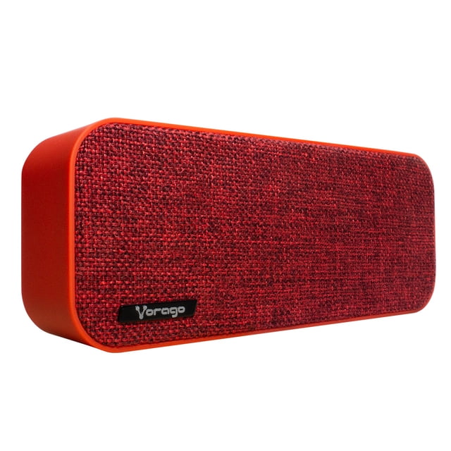 Bocina portátil Recargable Vorago BSP-150, Bluetooth, 3.5mm. Color Rojo. Vorago BSP-150 roja tela