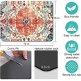 thumbnail image 2 of Rubber Dish Drying Mat for Kitchen Counter Large Bohemian Floral Washable Quick Home Coffee Pad Fit Under Sink,Bar,Utensils or Stemware (16x18in), 2 of 6