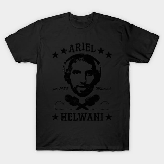 Ariel Helwani T-Shirt Graphique Vintage Rétro de Groupe de Musique Sport Amusant Unisexe, jusqu'à la Taille 3TG.