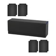 thumbnail image 1 of Premium Trading Card Deck Box Storage Organizer Holder 100+ Cards Gathering Card Black Blue, 1 of 8