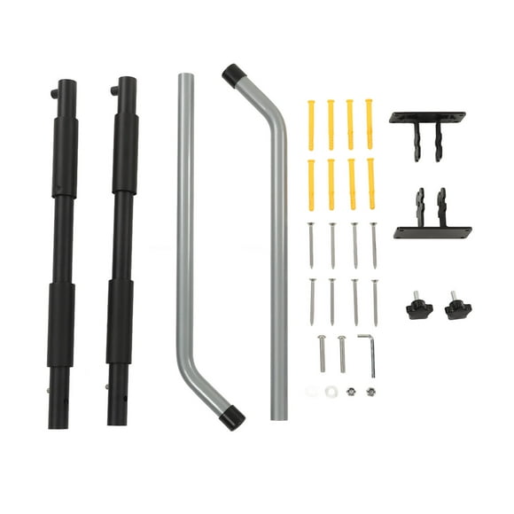Surfboard Storage Rack with Retractable Length Wall Mount Display Rack for Snowboards Kayaks Canoes