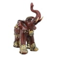 thumbnail image 3 of Ebros Thai Buddhism Decorated Feng Shui Elephant With Trunk Up Left Facing Figurine, 3 of 7